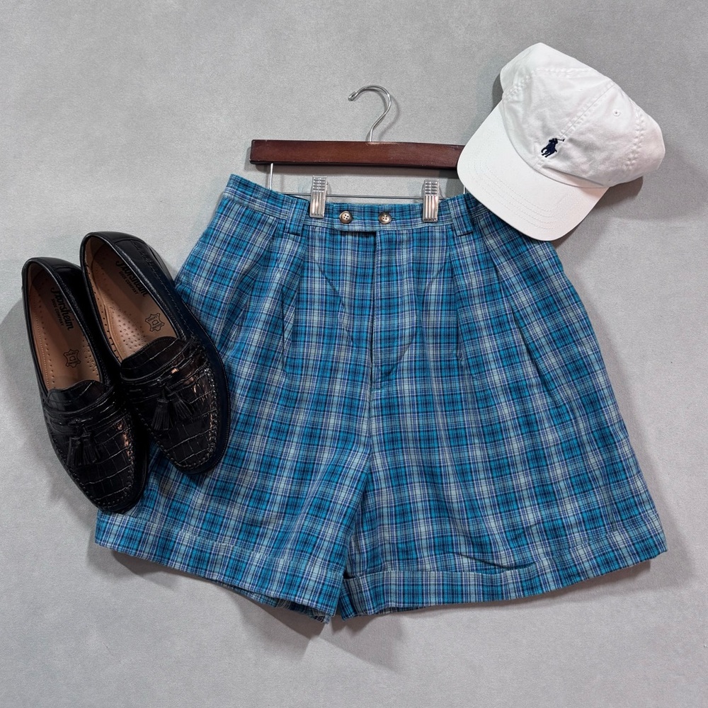 VINTAGE 90S GAP WOMENS CHECKERED SHORTS